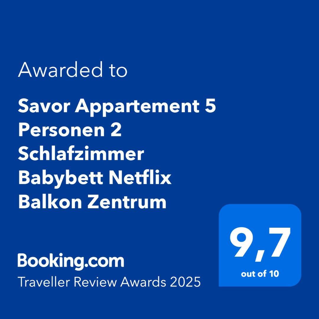 Savor Appartement 5 Personen 2 Schlafzimmer Babybett Netflix Balkon Zentrum بوتسن المظهر الخارجي الصورة